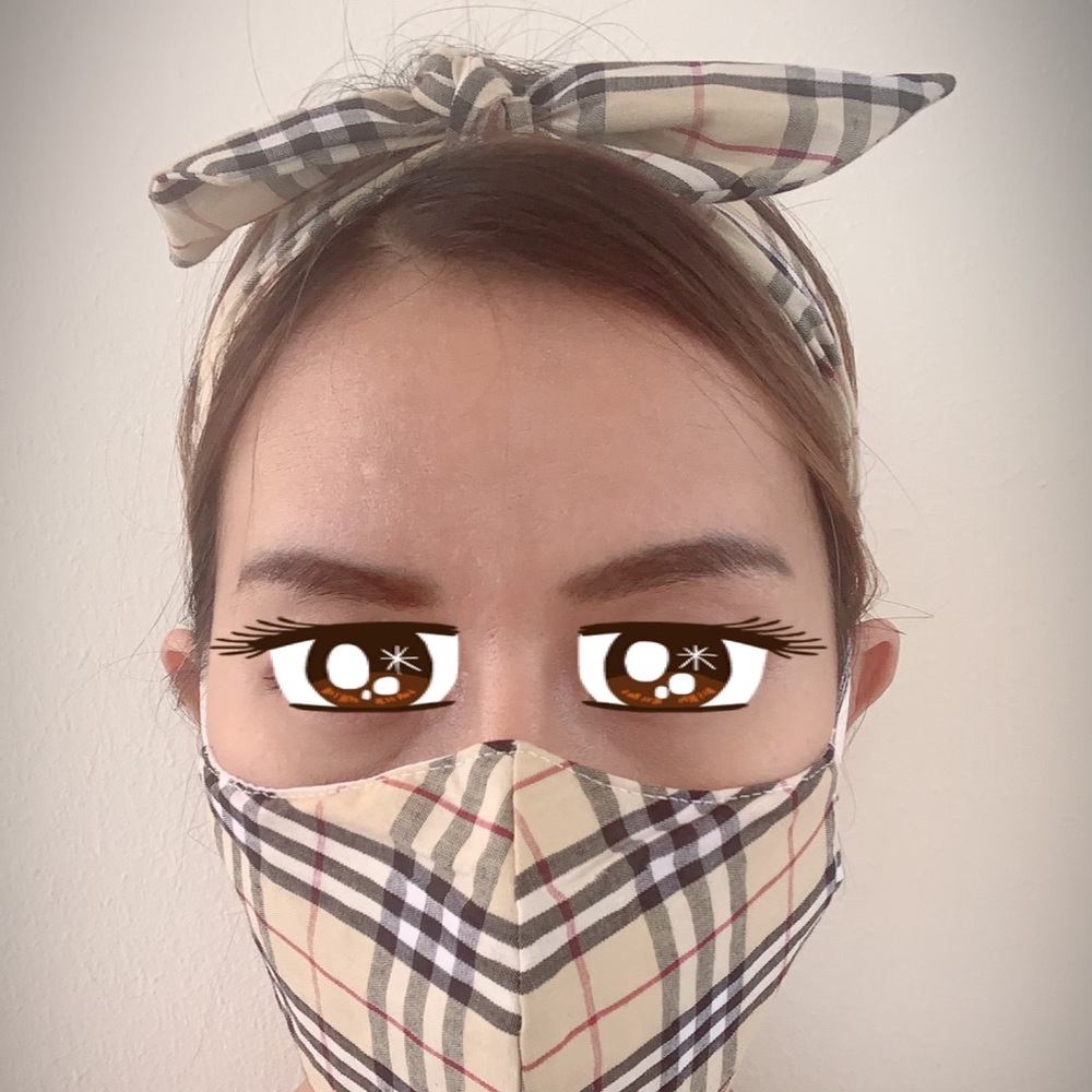 New🌈 Fashion 3D Face Mask + Headband Washable